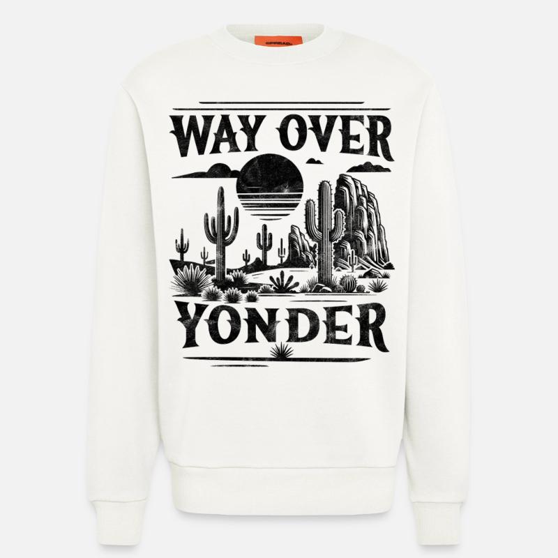 Weit drüben - Sweatshirt - made by SPREAD  - OFF WHITE