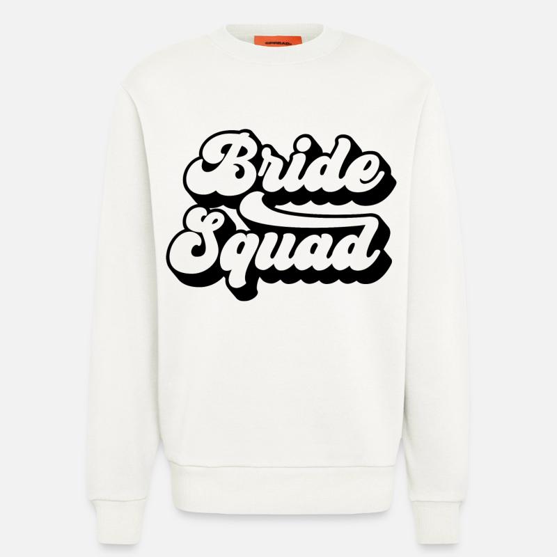 Bride Squad - Junggesellinnenabschied - Sweatshirt - made by SPREAD  - OFF WHITE