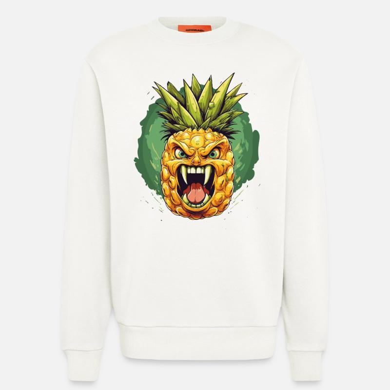 Ananas Vampir - Sweatshirt - made by SPREAD  - OFF WHITE