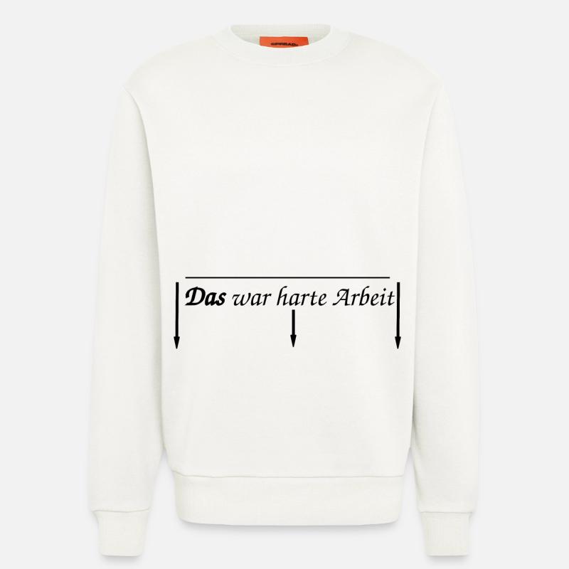 daswarharteArbeit - Sweatshirt - made by SPREAD  - OFF WHITE