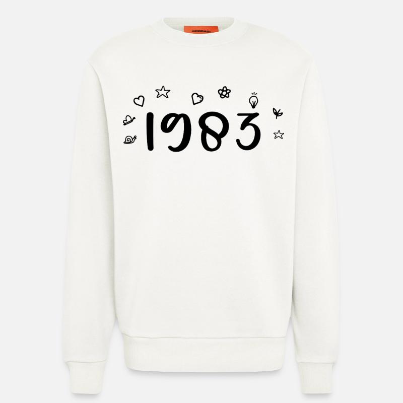1983 Jubiläum 1983 Retro 1983 - Sweatshirt - made by SPREAD  - OFF WHITE