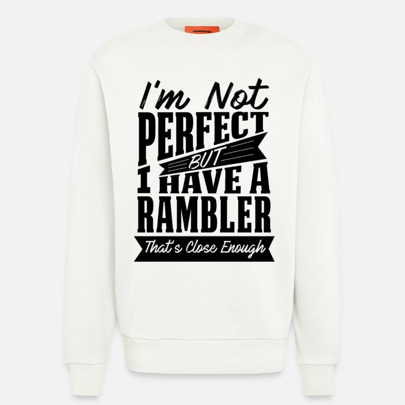 PERFEKT MIT RAMBLER CAR - Sweatshirt - made by SPREAD  - OFF WHITE