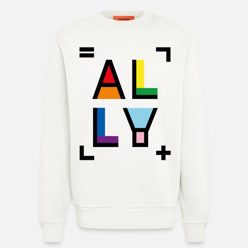 Verbündeter - Sweatshirt - made by SPREAD  - OFF WHITE