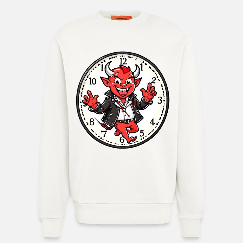 Roter Teufel - Sweatshirt - made by SPREAD  - OFF WHITE
