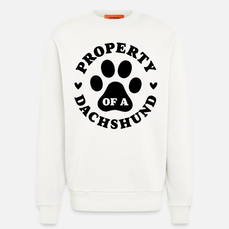 Eigentum eines Dackels - Sweatshirt - made by SPREAD  - OFF WHITE