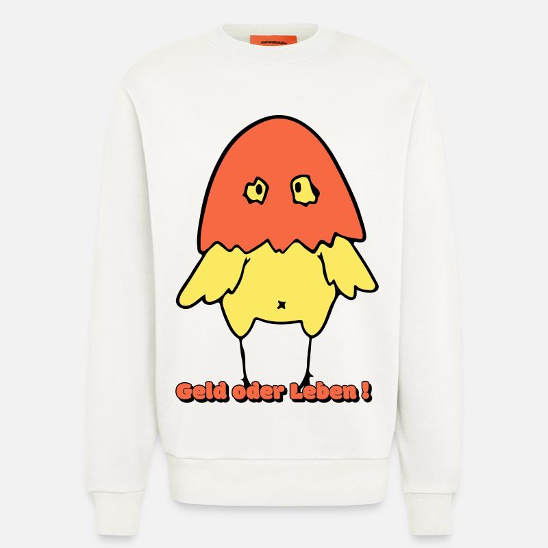 Geld oder Leben!  - Sweatshirt - made by SPREAD  - OFF WHITE