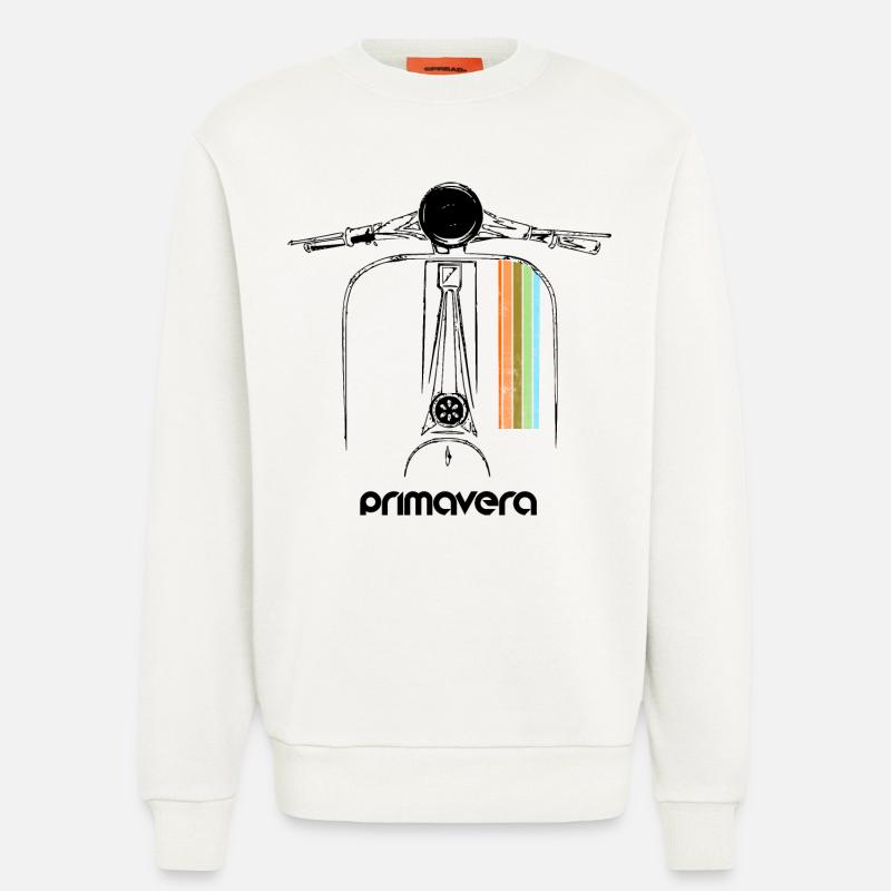 Motorroller Roller Primavera - Sweatshirt - made by SPREAD  - OFF WHITE