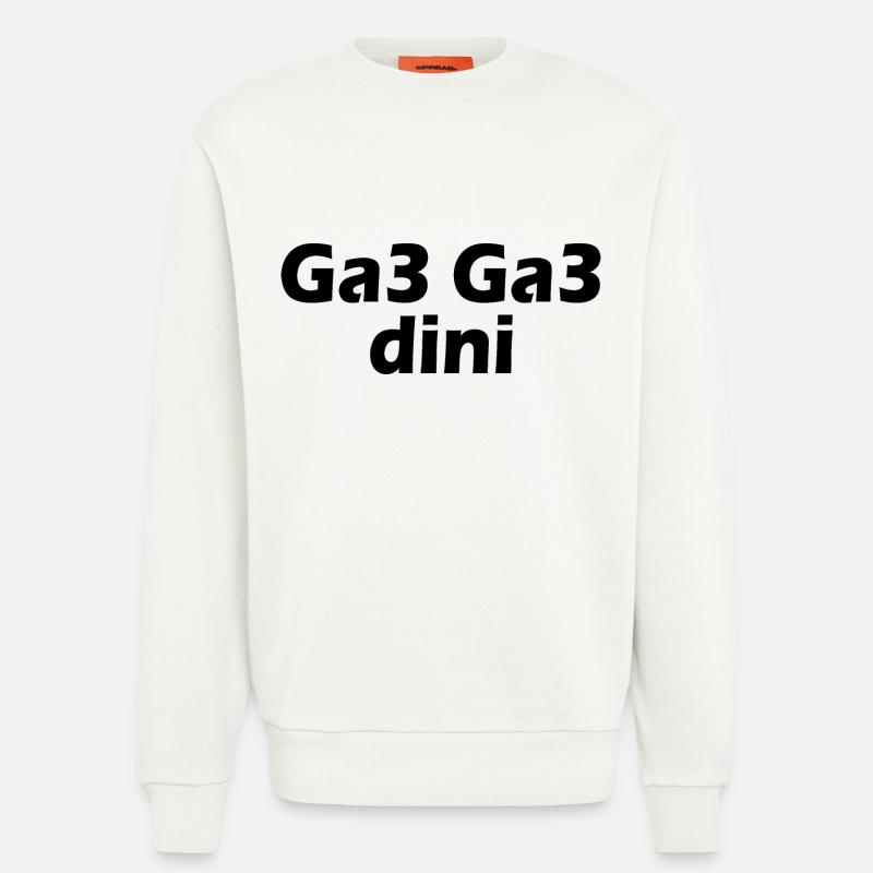 Ga3 ga3 dini - Sweatshirt - made by SPREAD  - OFF WHITE