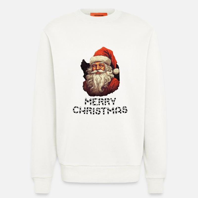 Weihnachtsmann - Marry Christmas - Sweatshirt - made by SPREAD - OFF WHITE