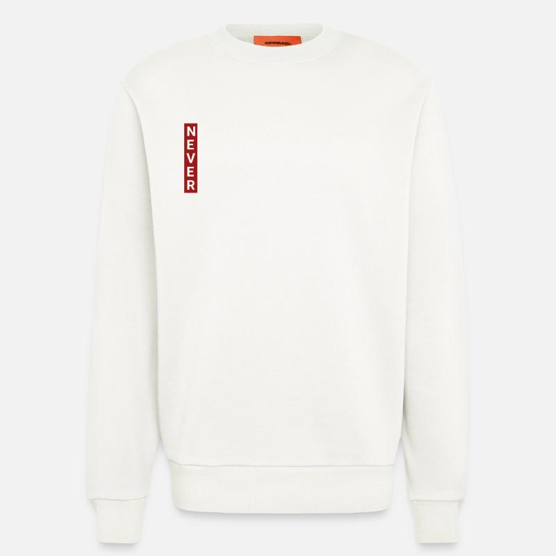 Null Bock,Never ,kein Bock Motivation - Sweatshirt - made by SPREAD  - OFF WHITE