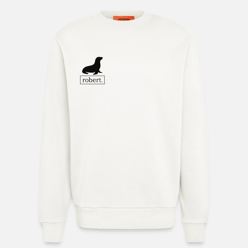 Robbe / Seehund / Seelöwe Robert - Sweatshirt - made by SPREAD  - OFF WHITE