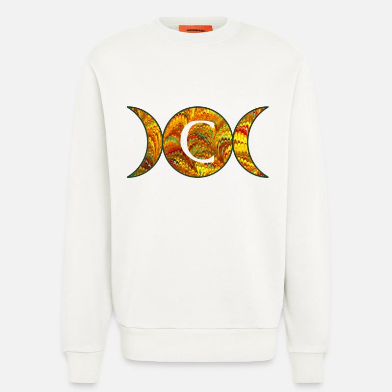mondphasen e 38 c - Sweatshirt - made by SPREAD  - OFF WHITE