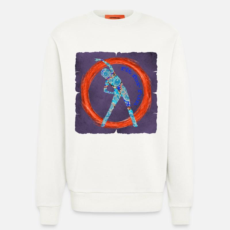 gymnastik 1 e 238 - Sweatshirt - made by SPREAD  - OFF WHITE
