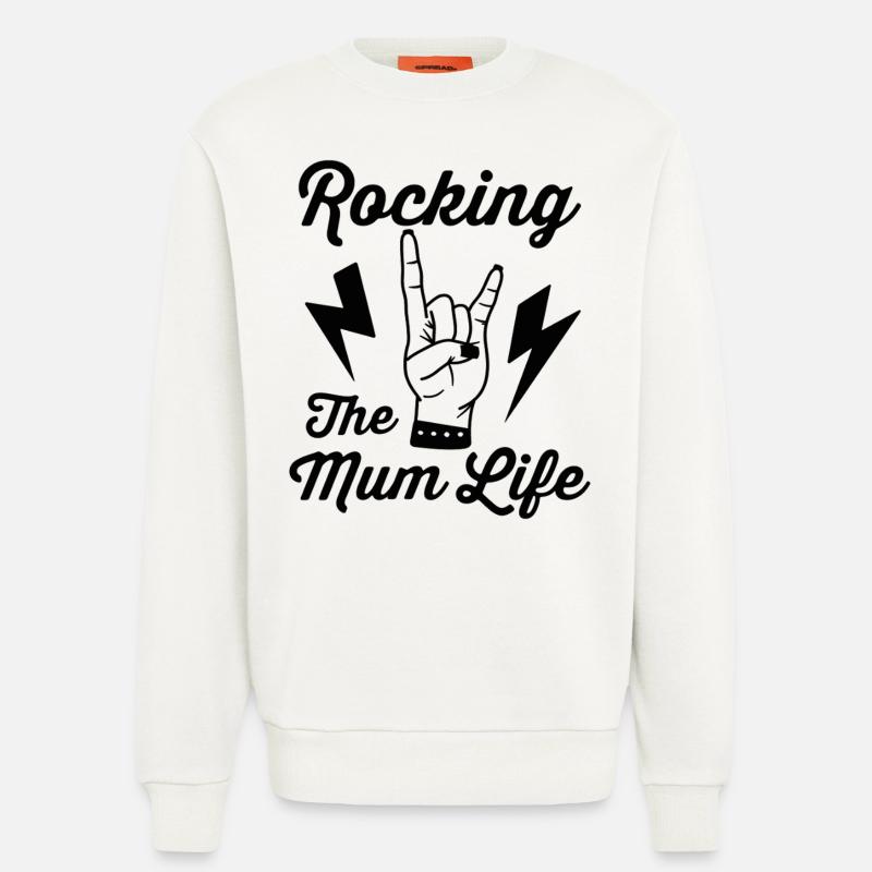 Das Mutterleben rocken - Sweatshirt - made by SPREAD  - OFF WHITE