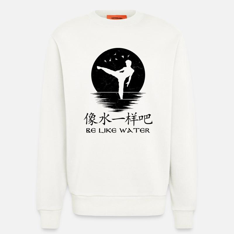 Sei wie Wasser - Sweatshirt - made by SPREAD  - OFF WHITE