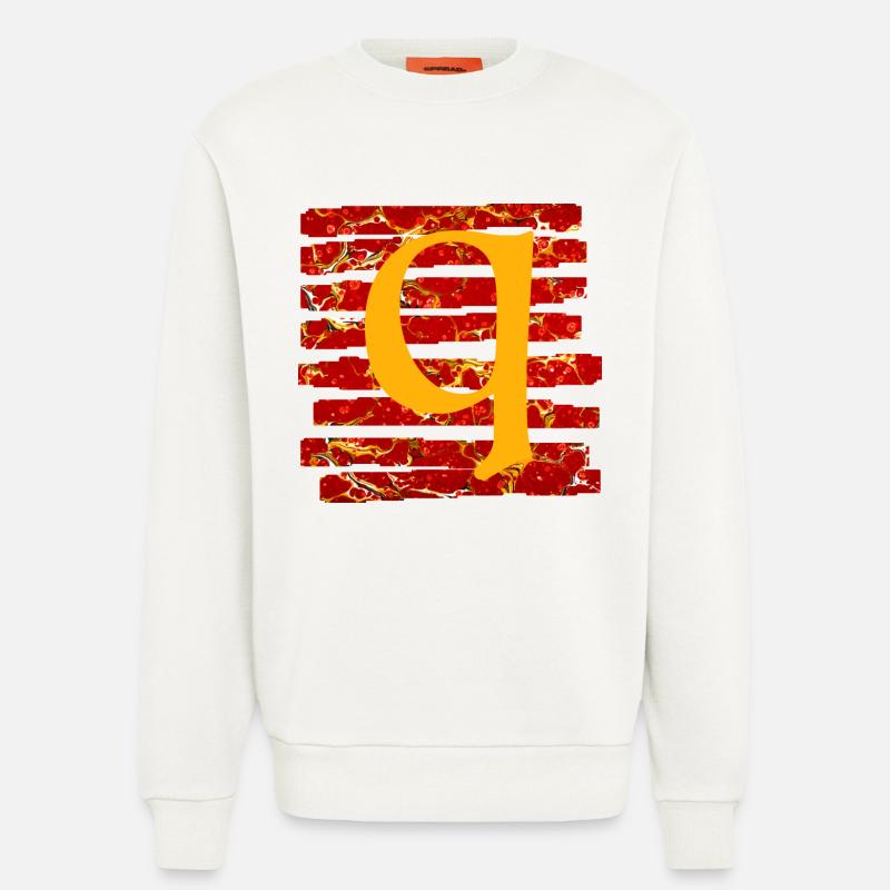Bande E 232 Q - Sweat bio décontracté fabriqué en UE - OFF WHITE