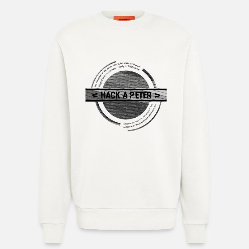 Hack-A-Peter (grau) - Sweatshirt - made by SPREAD  - OFF WHITE