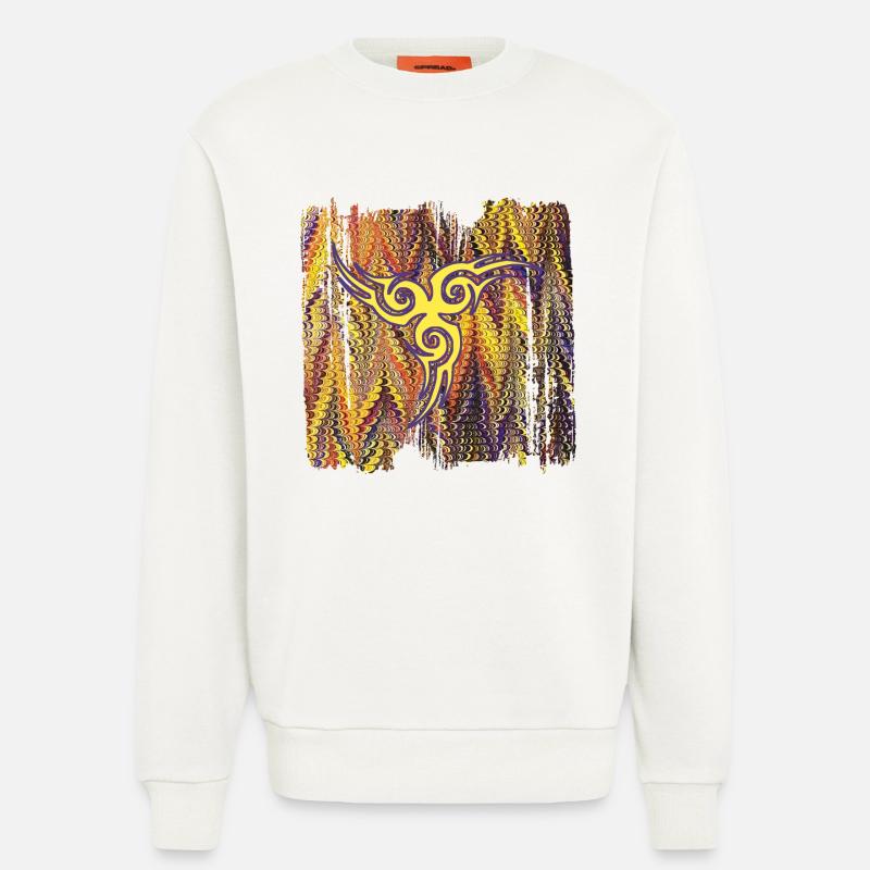keltisches symbol 17 e 281 - Sweatshirt - made by SPREAD  - OFF WHITE