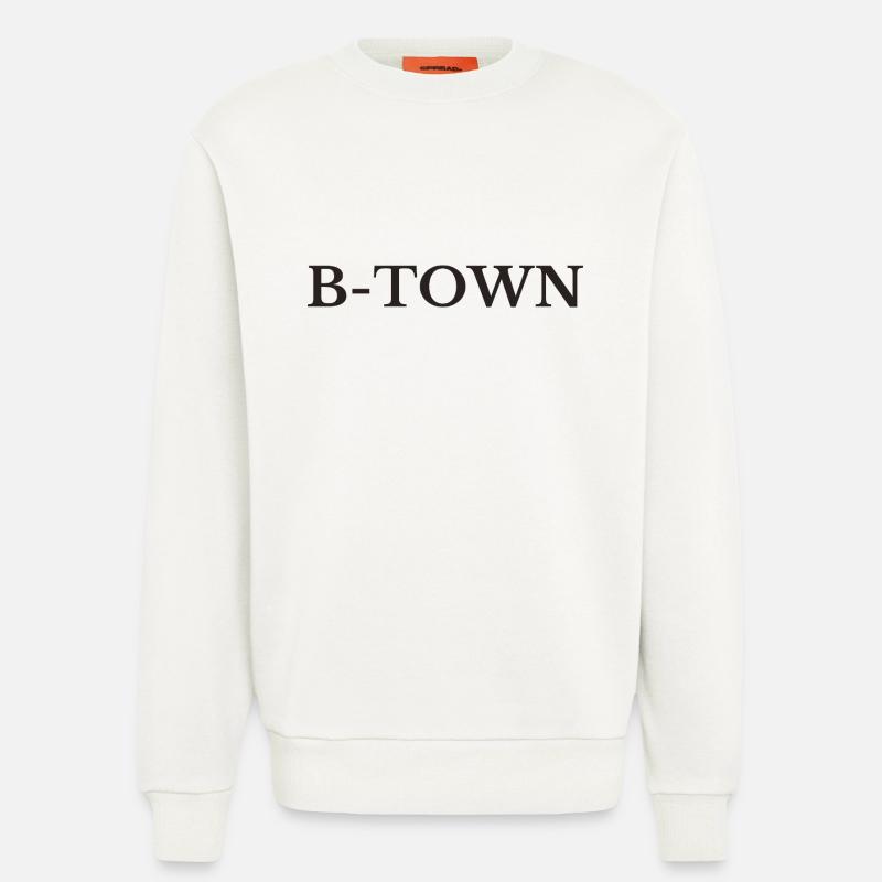 Berlin B Town - Sweatshirt - made by SPREAD  - OFF WHITE
