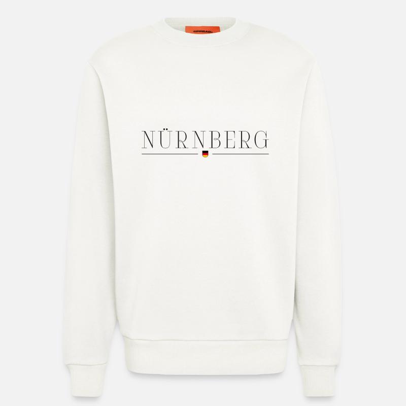 Nuremberg, Germany Elegance Style Design T-Shirt - Sweatshirt - made by SPREAD  - OFF WHITE