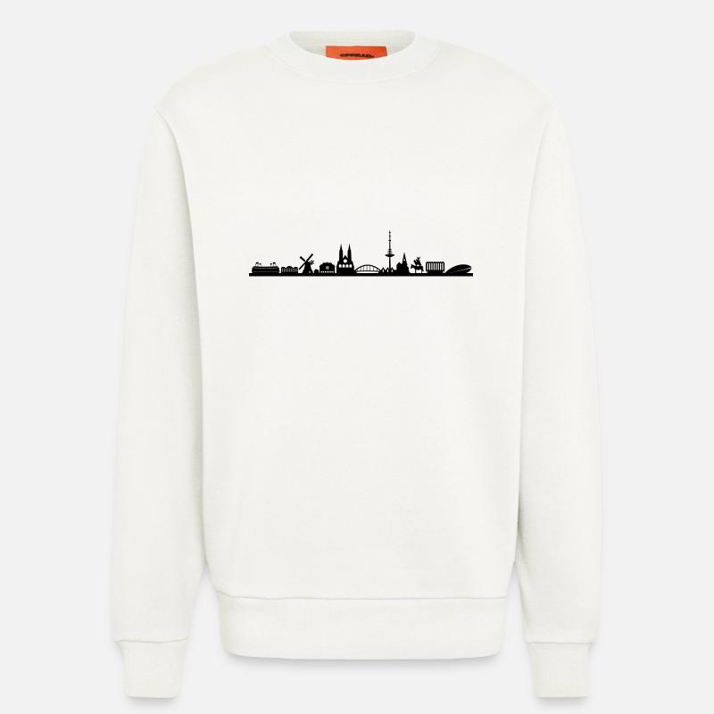 Skyline - Bremen - Sweatshirt - made by SPREAD  - OFF WHITE