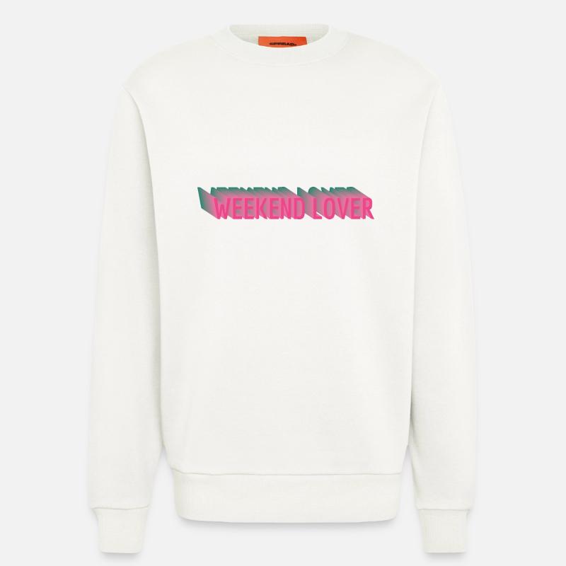 Weekend Lover - Sweatshirt - made by SPREAD - OFF WHITE