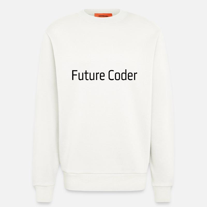 Future Coder - Sweatshirt - made by SPREAD  - OFF WHITE