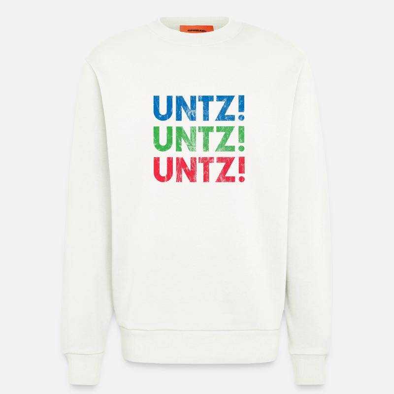 EDM Électronique Dance Techno Rave - Sweat bio décontracté fabriqué en UE - OFF WHITE