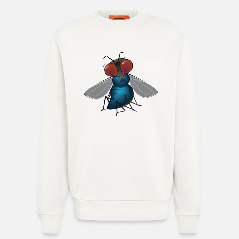 fliege - Sweatshirt - made by SPREAD  - OFF WHITE