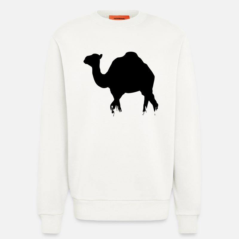 Dromedar - Camel - Sweatshirt - made by SPREAD  - OFF WHITE