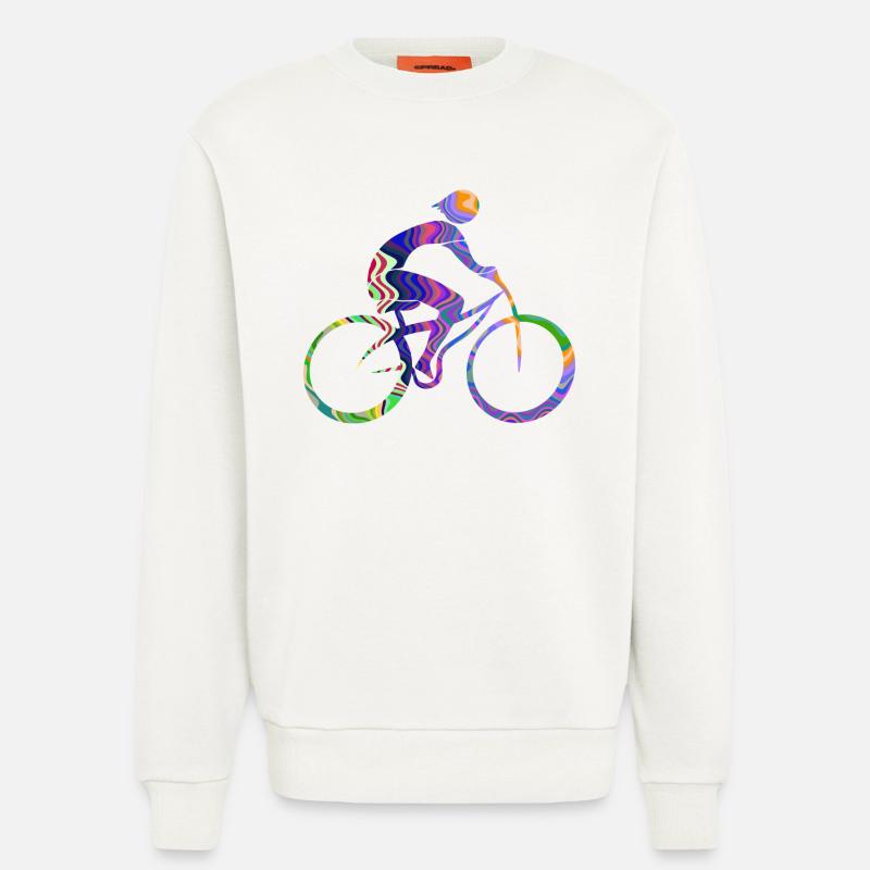 Radfahrer - Sweatshirt - made by SPREAD  - OFF WHITE