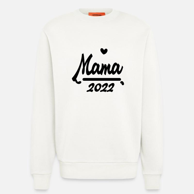 Mama 2022 - Werdende Mutter 2022 - Sweatshirt - made by SPREAD  - OFF WHITE