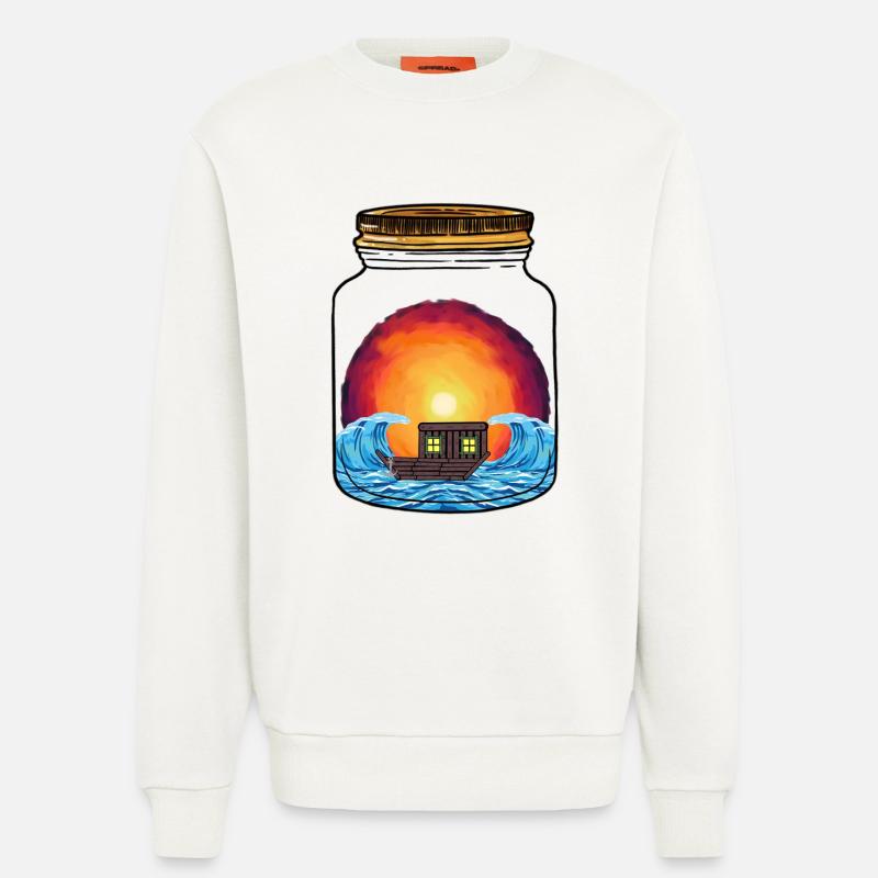 Boot Boote Schiff Schiffe - Sweatshirt - made by SPREAD  - OFF WHITE
