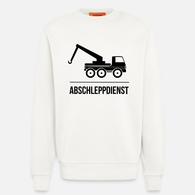 Abschleppdienst - Sweatshirt - made by SPREAD  - OFF WHITE