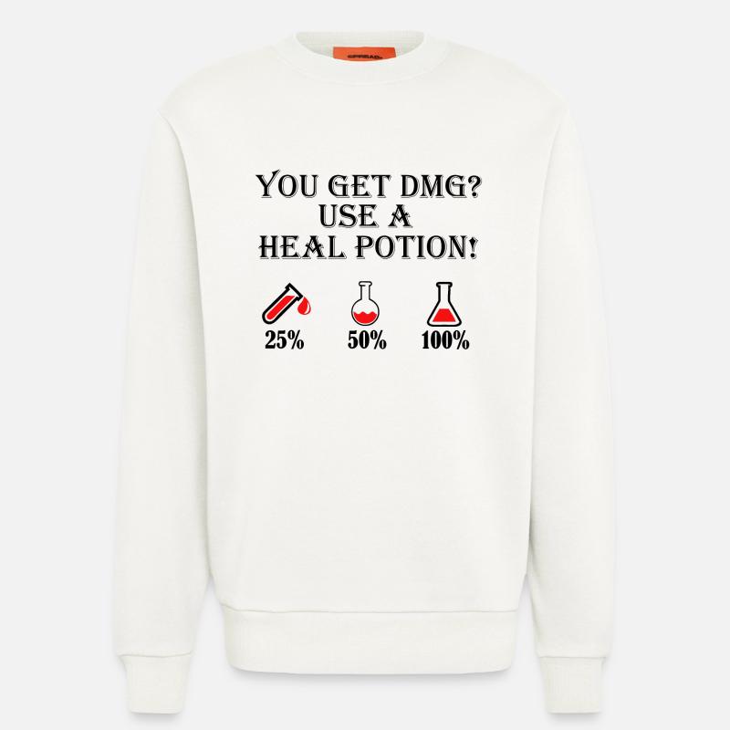 Benutze einen Heiltrank - Sweatshirt - made by SPREAD  - OFF WHITE