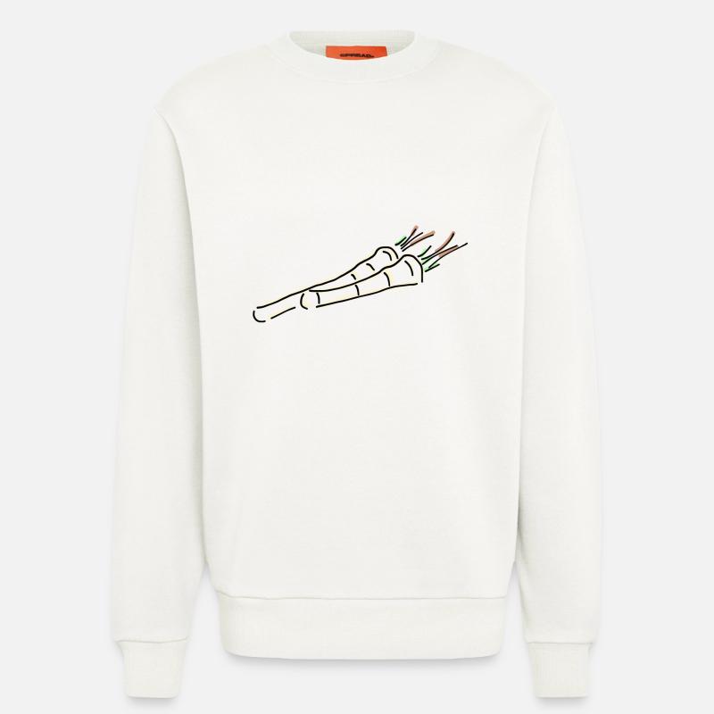 Meerrettich - Sweatshirt - made by SPREAD  - OFF WHITE
