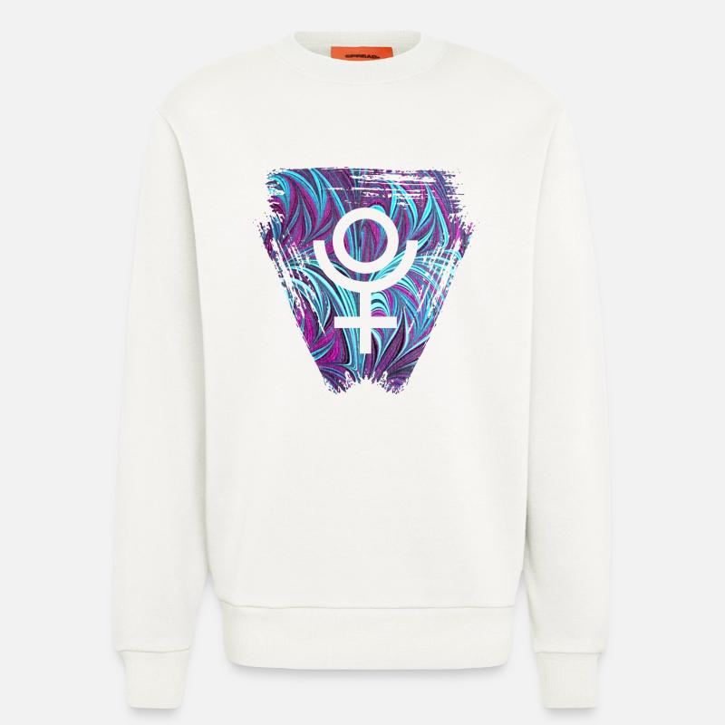 pluto e 74 - Sweatshirt - made by SPREAD  - OFF WHITE
