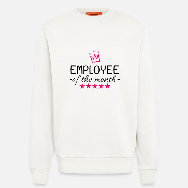 Mitarbeiter des Monats Geschenk - Sweatshirt - made by SPREAD  - OFF WHITE