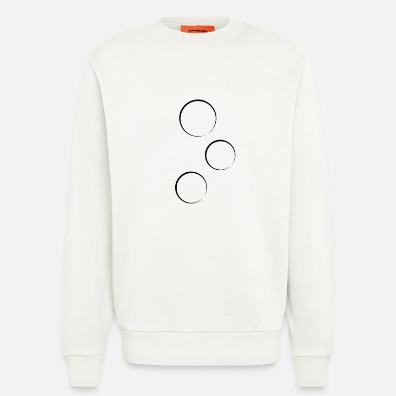 Circle Three Circles Shape Symbol - Sweatshirt - made by SPREAD  - OFF WHITE