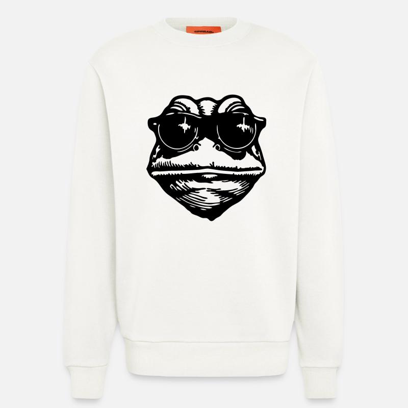 Frog Toad - Sweatshirt - made by SPREAD  - OFF WHITE