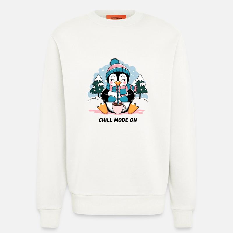 Chill-Modus Ein - Sweatshirt - made by SPREAD  - OFF WHITE