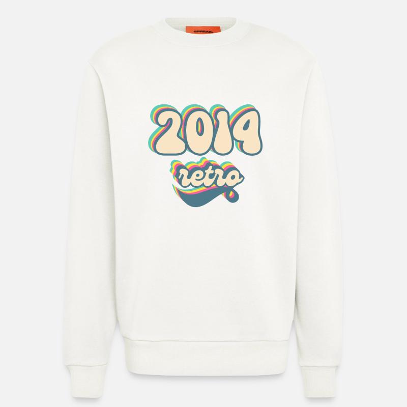 2014 Retro Geschenkidee - Sweatshirt - made by SPREAD  - OFF WHITE