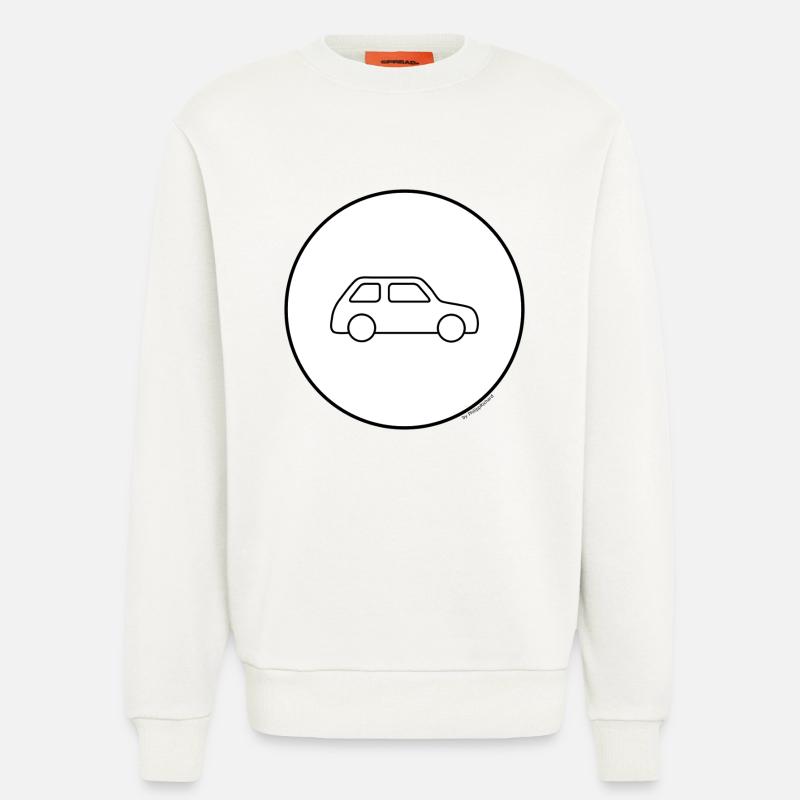 einfach ein Auto - Sweatshirt - made by SPREAD  - OFF WHITE