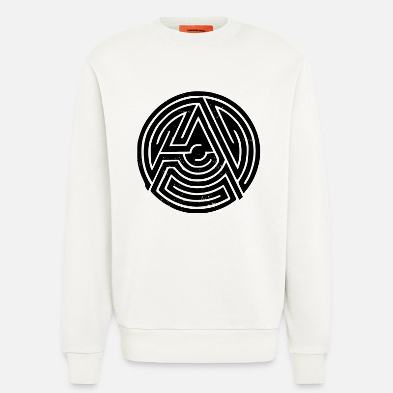 anarchy - Sweat bio décontracté fabriqué en UE - OFF WHITE