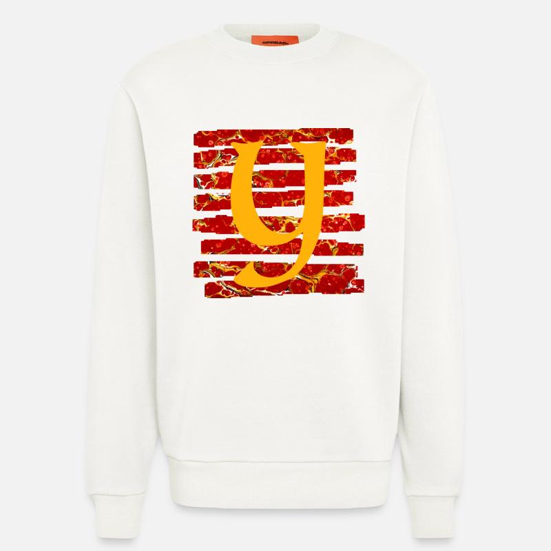 Bande E 232 Y - Sweat bio décontracté fabriqué en UE - OFF WHITE