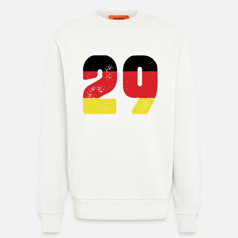 29 Number Jersey Germany - Sweatshirt - made by SPREAD  - OFF WHITE
