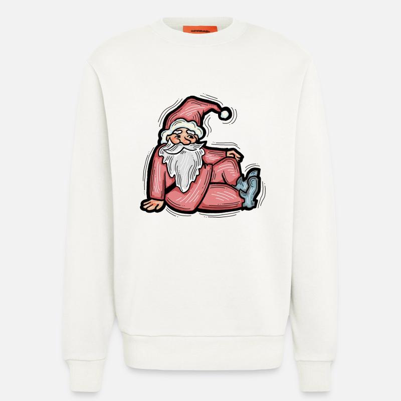 Weihnachtsmann - Sweatshirt - made by SPREAD  - OFF WHITE