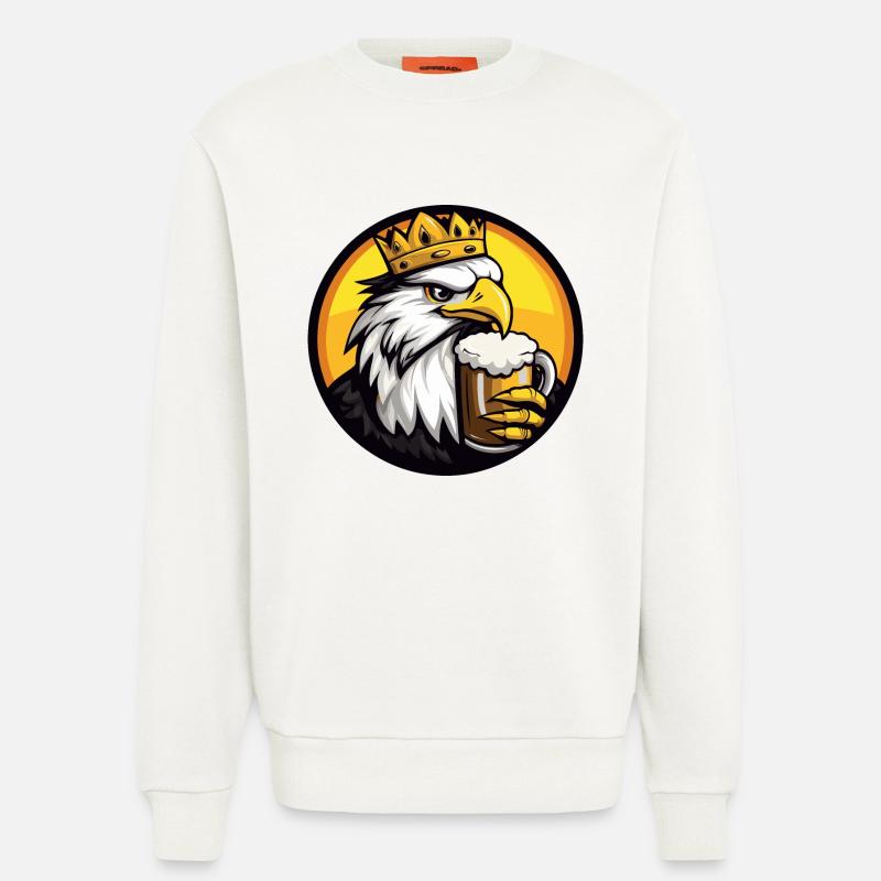Adler Bier Comic - Sweatshirt - made by SPREAD  - OFF WHITE