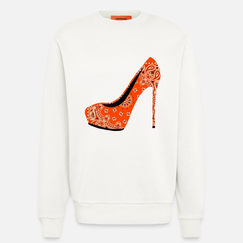 Stöckelschuh - Sweatshirt - made by SPREAD  - OFF WHITE
