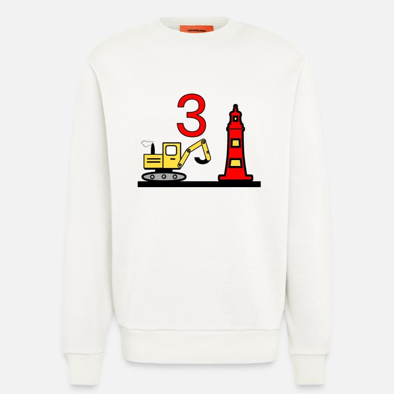 Bagger - Sweatshirt - made by SPREAD  - OFF WHITE